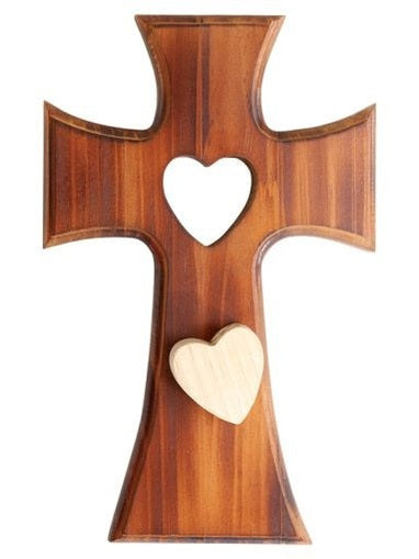 Memory Cross Wall Hanger  Wooden 5.5" 10000