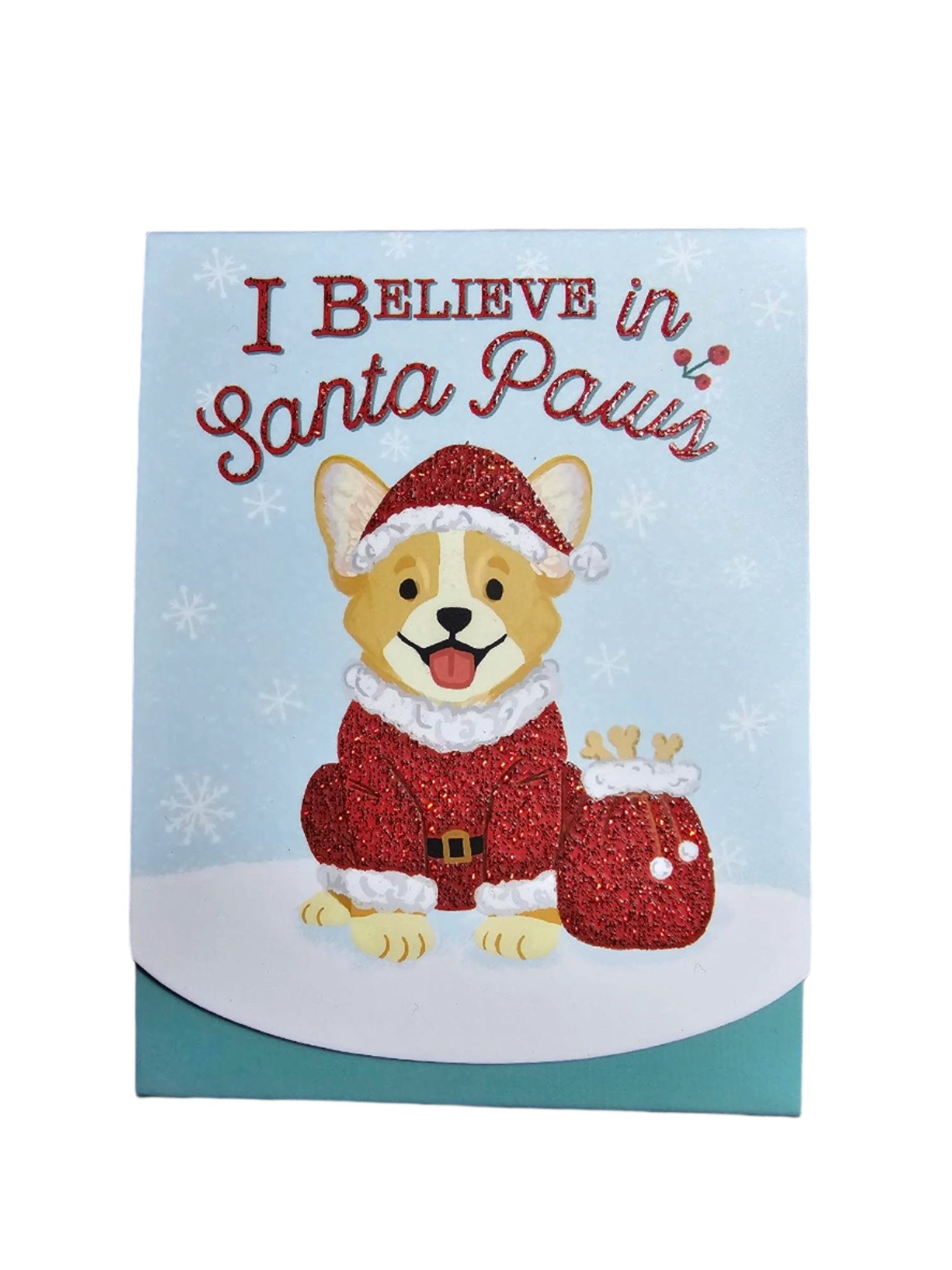 3 x 4 Note Pad I Believe in Santa Paws  36712 