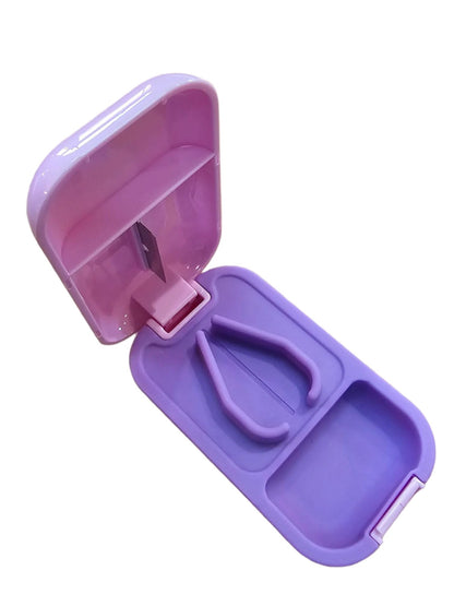 Pill Splitter Cutter Dispenser Solid Color Lavender / Pink   SPLITLAV 