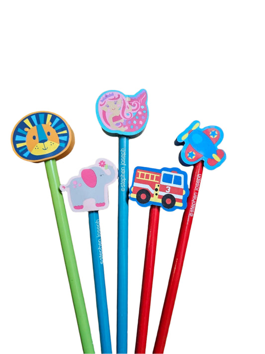 Pencils with eraser kids