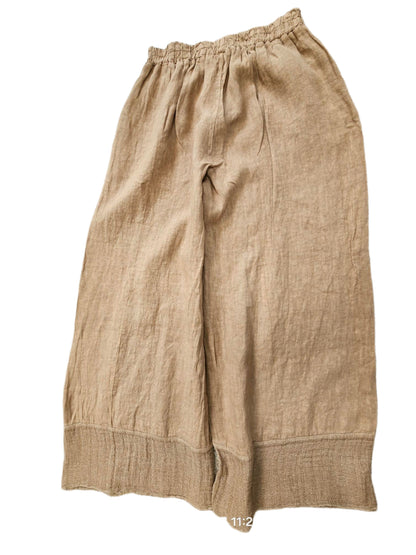 Pants Camel 2 Pocket Wide Leg Women's One Size 139641