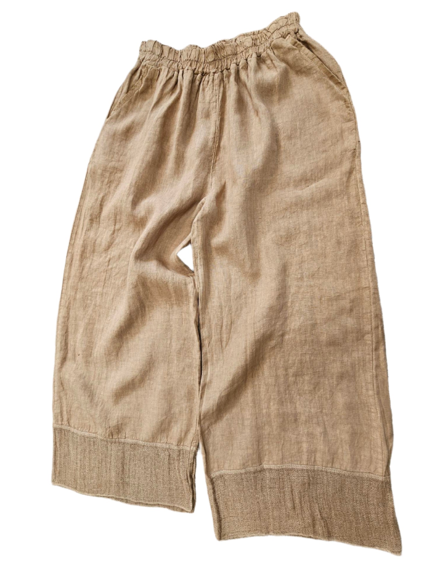 Pants Camel 2 Pocket Wide Leg Women's One Size 139641