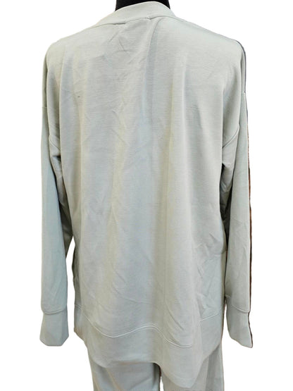 Low Crew Neck Modal Blend Tunic Length with Asheville Logo  #2128 Sage