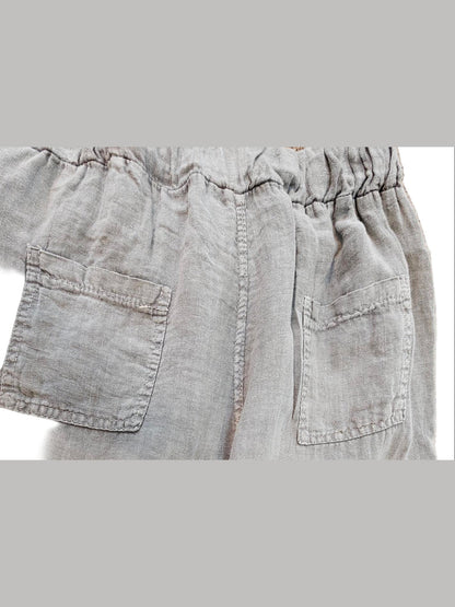 Pants Slate Blue  Color 100% Linen 50557A