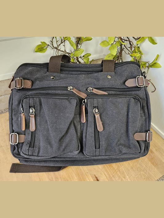 Messenger Bag / Back Pack  4 Colors Canvas / Leather GBMG8691