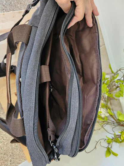 Messenger Bag / Back Pack  4 Colors Canvas / Leather GBMG8691