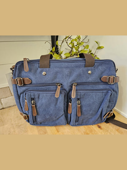 Messenger Bag / Back Pack  4 Colors Canvas / Leather GBMG8691