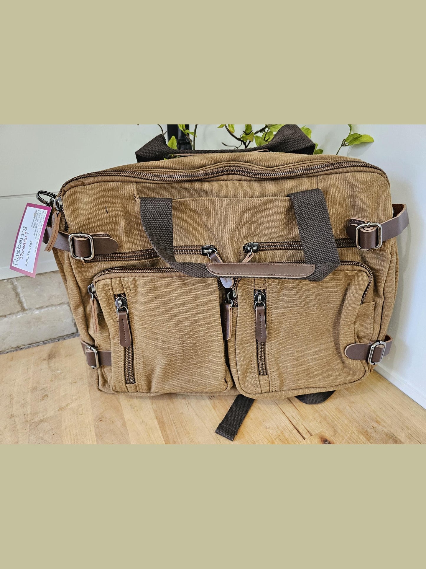 Messenger Bag / Back Pack  4 Colors Canvas / Leather GBMG8691