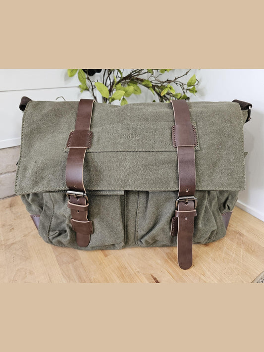 Messenger Bag  4 Colors Canvas / Leather GBMG8168