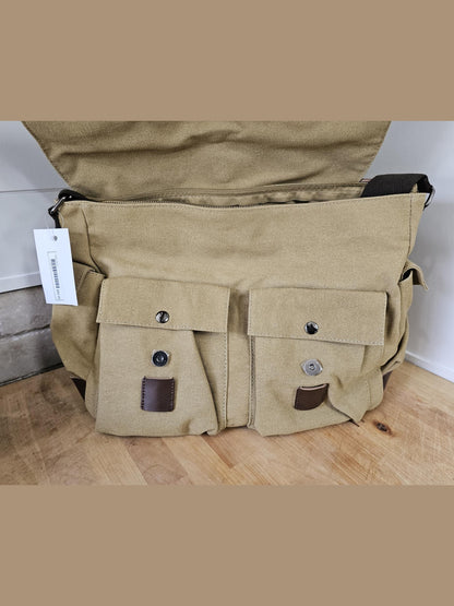 Messenger Bag  4 Colors Canvas / Leather GBMG8168