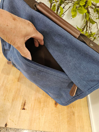 Messenger Bag   Canvas / Leather 3 Colors  GBMU6086