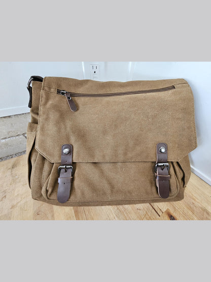 Messenger Bag 3 Colors   Canvas / Leather GBMG6158