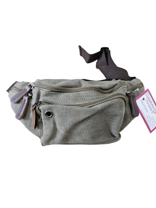 Fanny Pack Canvas / Leather 4 Colors Gbmg8835