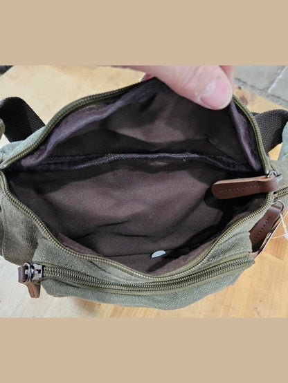 Fanny Pack Canvas / Leather 4 Colors Gbmg8835
