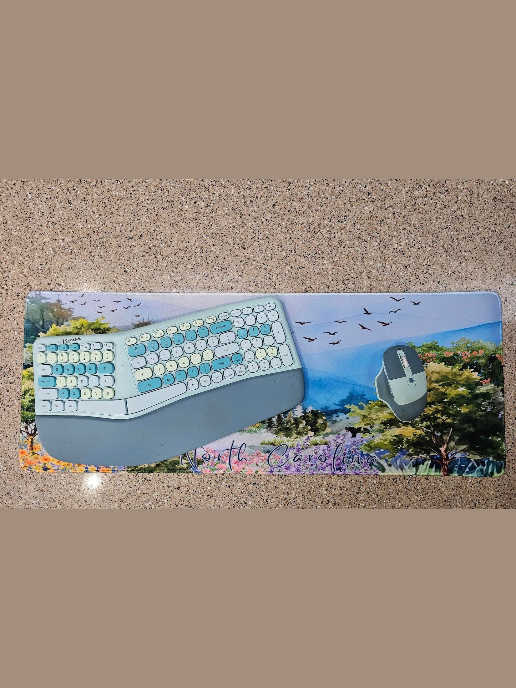 Mouse Pad Computer Office North Carolina with Blue Ridge Mountains