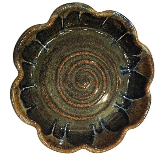 Mixed Berry Pie for Two with Recipe  Pottery Locally Made In NC  Colors May Vary Due to Glazing (Copy)