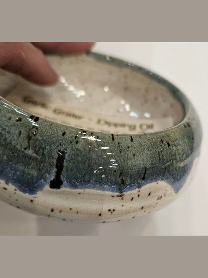 Garlic Grater   Pottery Locally Made In NC  Colors May Vary Due to Glazing