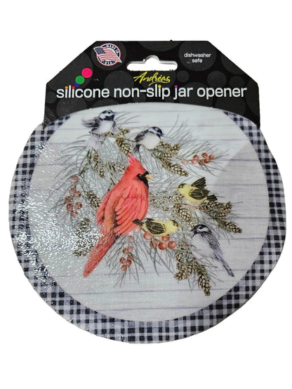 91 Jar Opener  Multi  Colored Birds Cardinal
