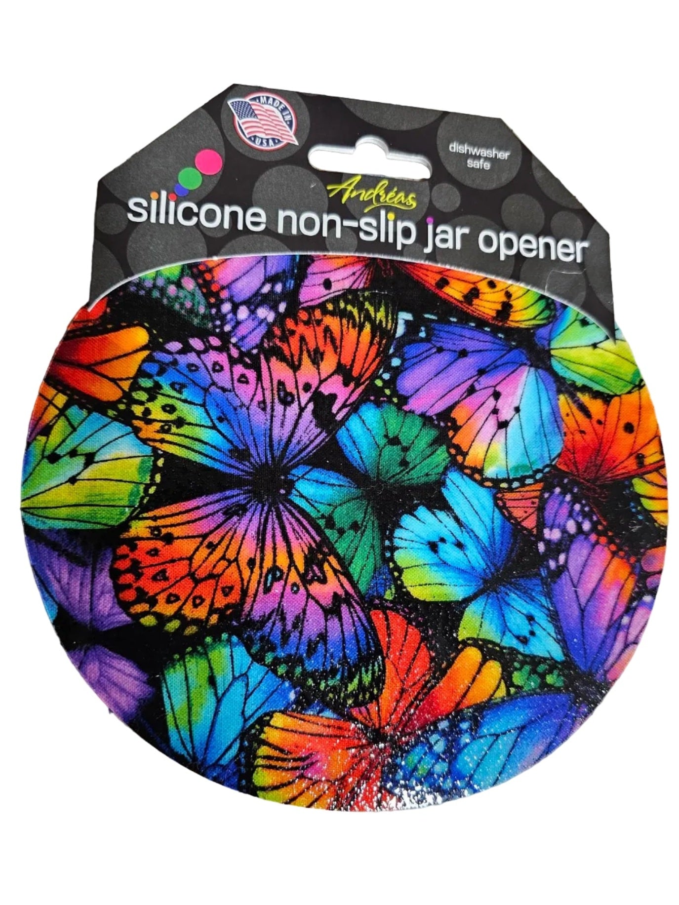 93 Jar Opener  Multi  Colored Butterfly