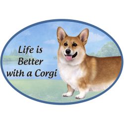 Car Magnet   Welsh Corgi  Dog   1001-100 