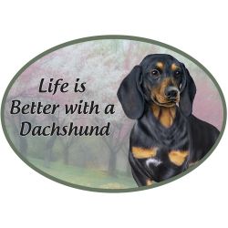 Car Magnet   Dachshund Black  1001-14 