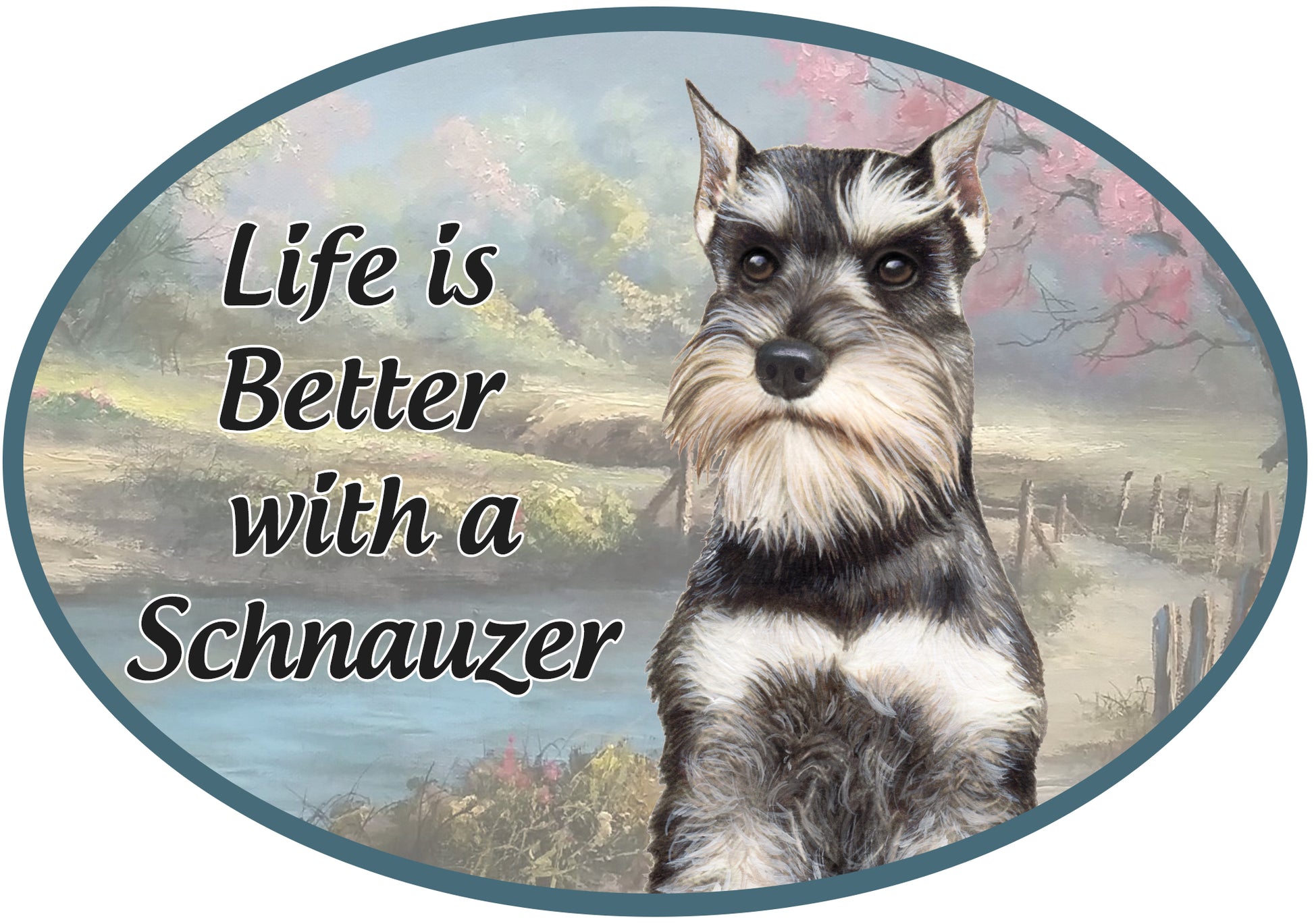 Car Magnet   Schnauzer Dog   1001-34 