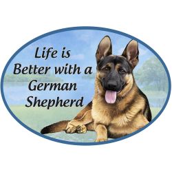 Car Magnet - German Shepherd-Dog - 1001-75 