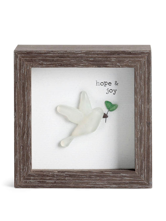 Demdaco-Shadow Box Hope &amp; Joy Dove 1004379021