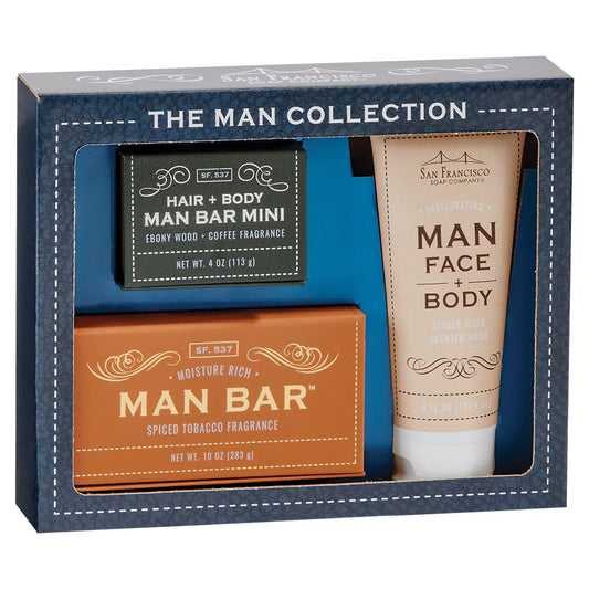 Soap The Man Collection 3Piece Gift Pack Mct1105 