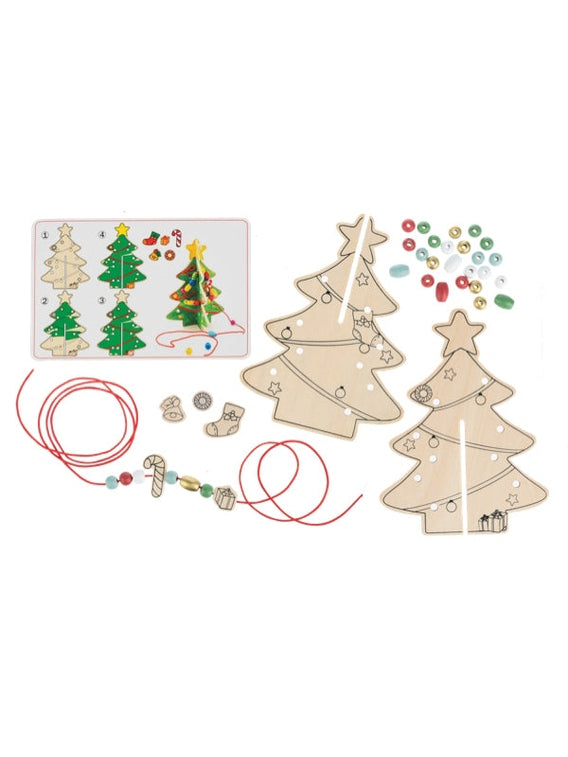 Ganz-Christmas Tree Wooden Diy 32Pc6.5" Hx11985
