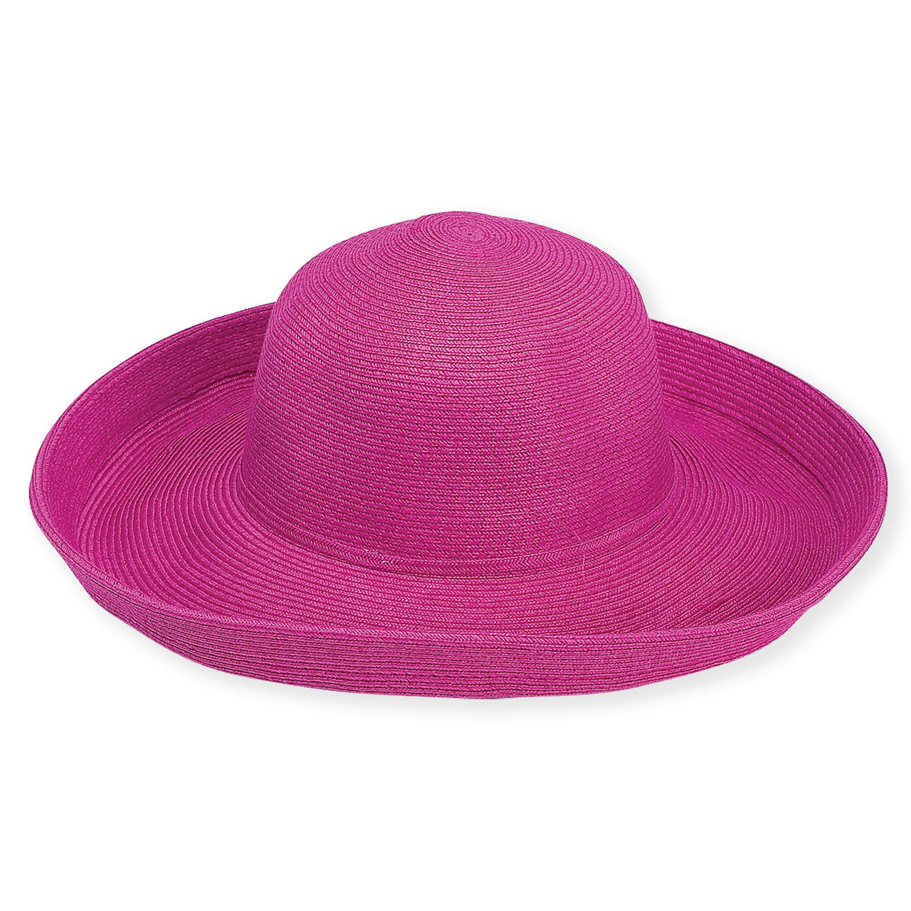 Hat Pink Paperbraid Upbrim Women's HH803M 