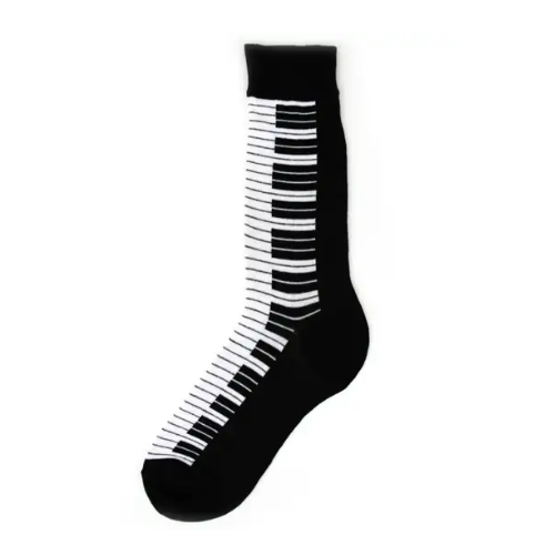 Men's Sock - Piano Keyboard Sock - 1415M 