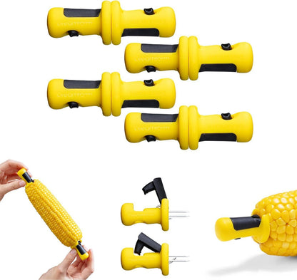 Lock Horn Corn Cob Holders Yellow DFLC6759