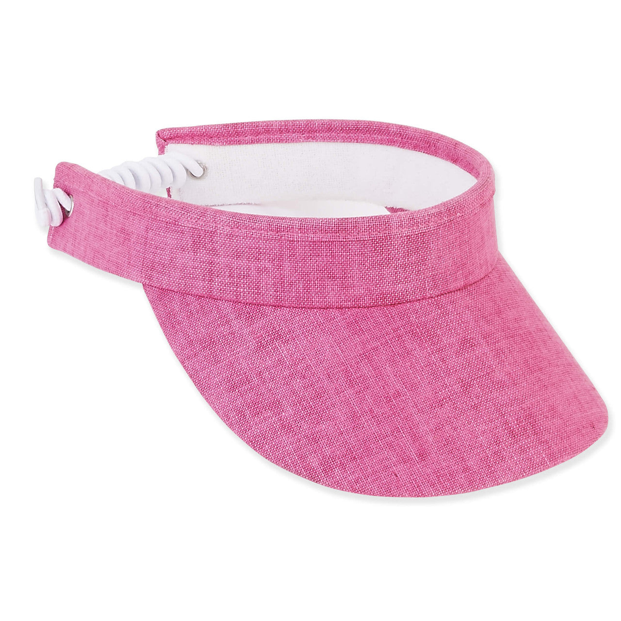 Visor - Pink-Cotton Coil Brim-Women's-HH1569c 