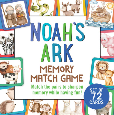Card Game Memory Match&nbsp; Noah"s Ark 72pc 348449