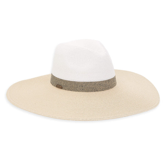 Hat White Paperbraid Safari Brim Women's HH2561A 