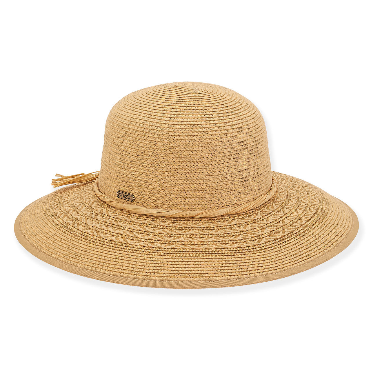 Hat Tan Paperbraid Floppy Brim Women's HH2697A 