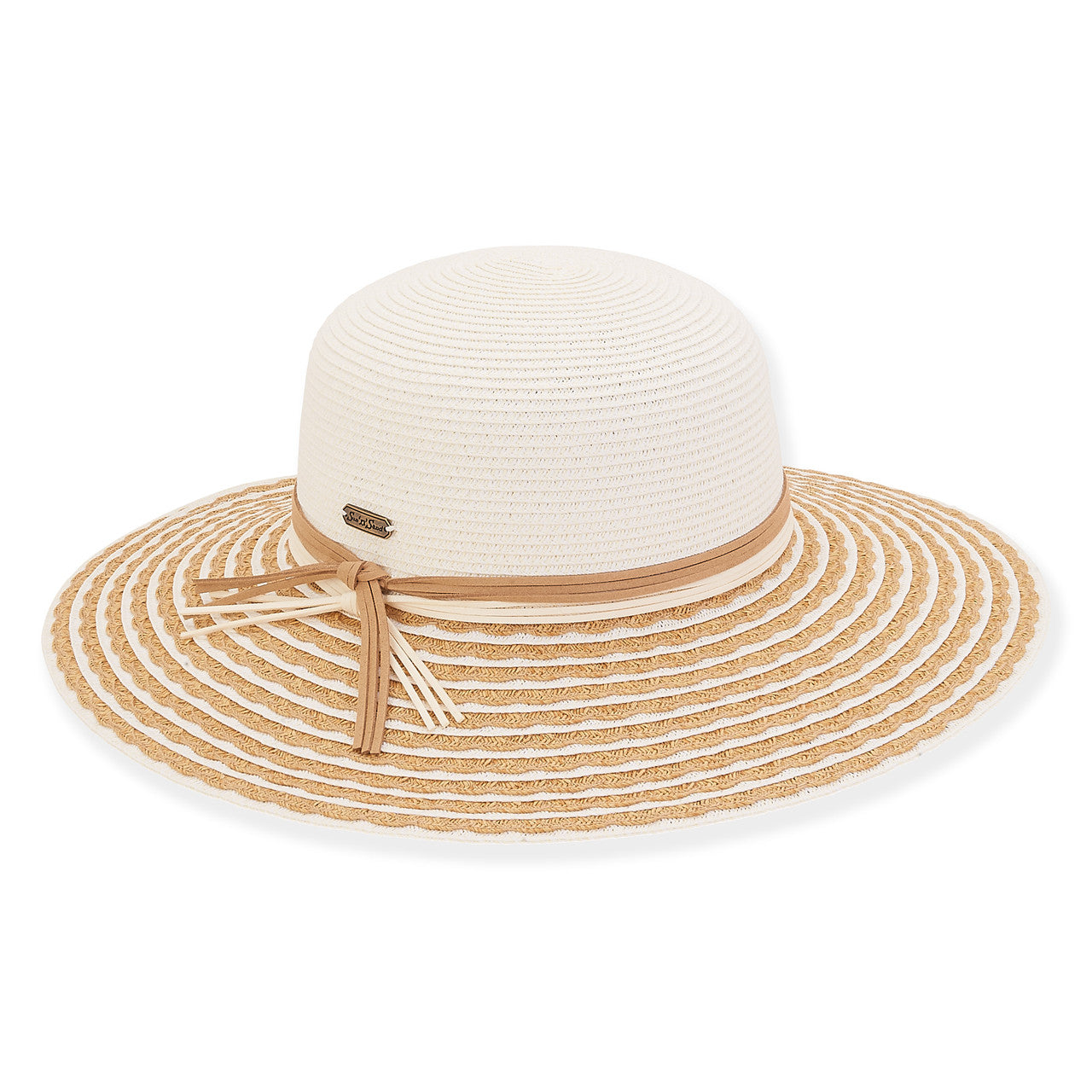 Hat - Ivory-Paperbraid Floppy Brim-Women's-Hh2699a 