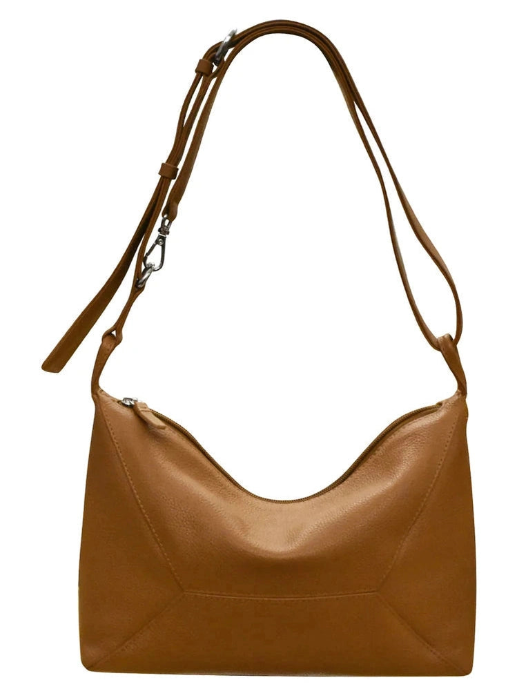 Purse Medium Shoulder Slouchy Bag Leather Antique Saddle 6722  Bag 