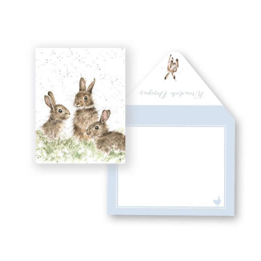 Gift Enclosure Card -GE019 - Bunnies 