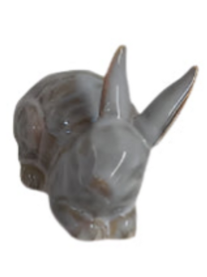 Rabbit Ceramic Blue/Biege 3 Styles 3.5"x 4.5" 11720 