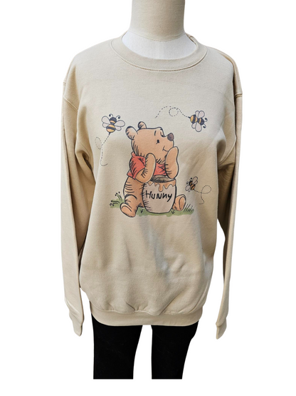 Sweatshirt Winnie The Pooh Hunny Pot Beige