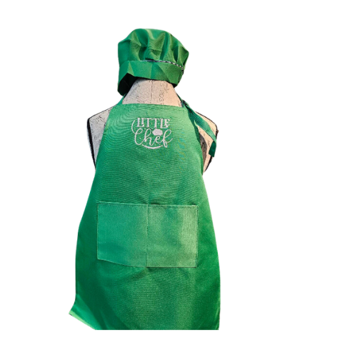 Apron & Hat set   Children Little Chef Helper  Many colors 