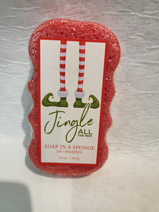 Jingle All The Way-Soap Spunge-3.50z 