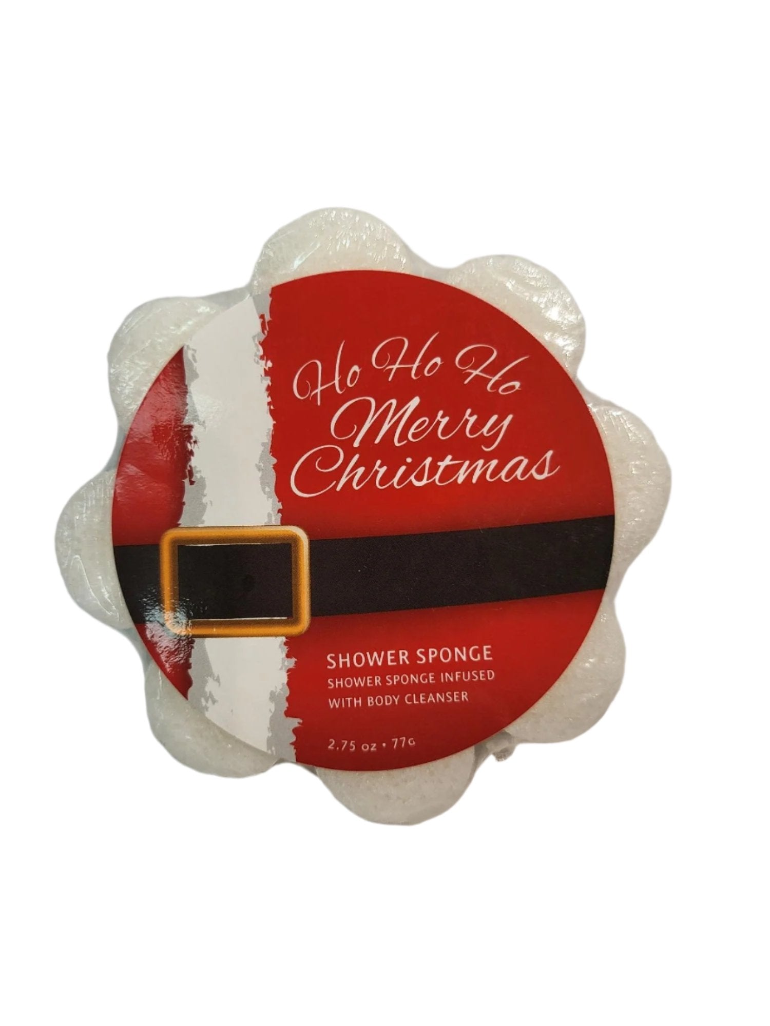 Christmas Soap Sponge Ho Ho Ho Merry Christmas-2.75oz 