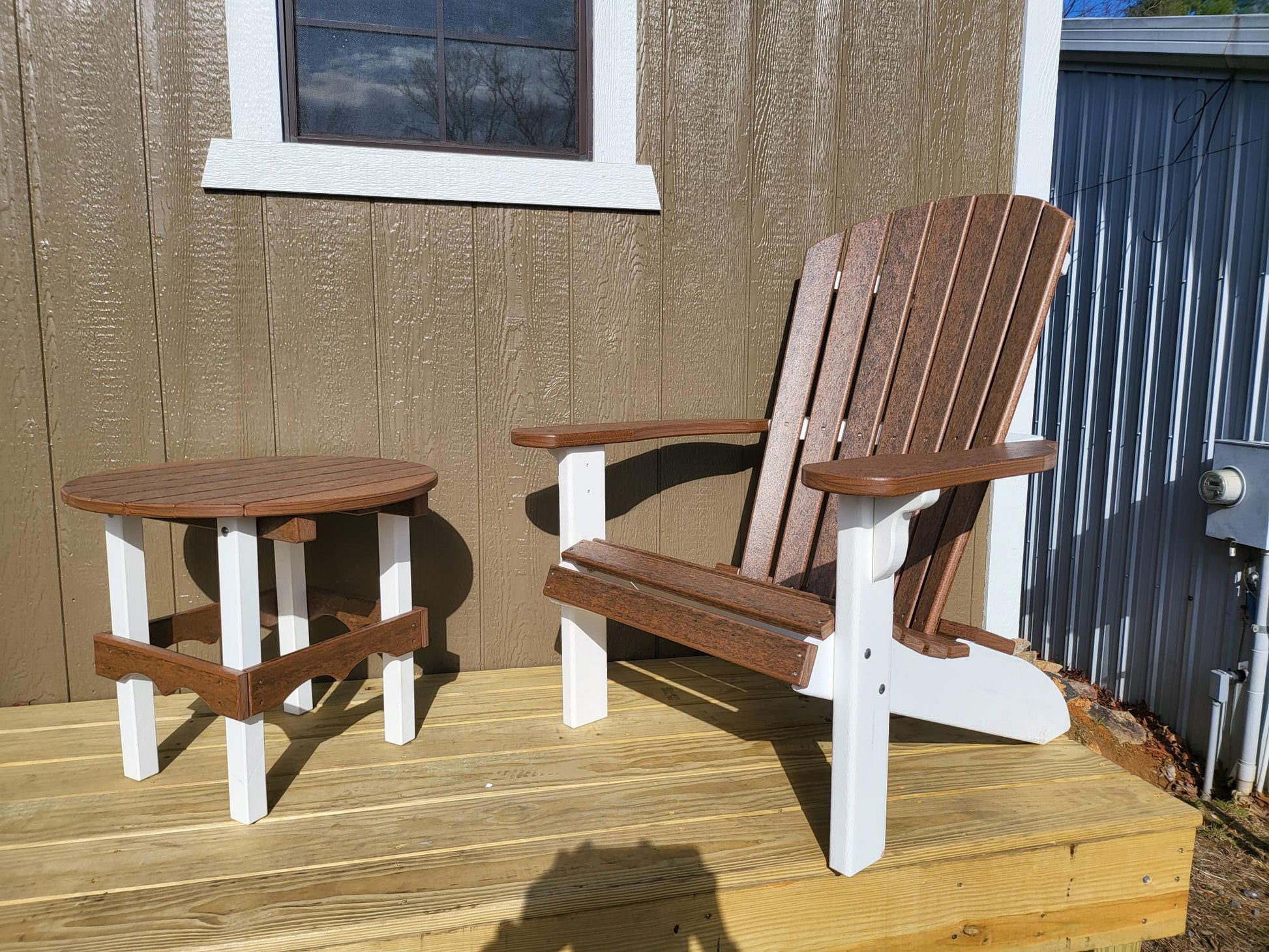 Amish Furniture Fanback Table & Chairs Set 