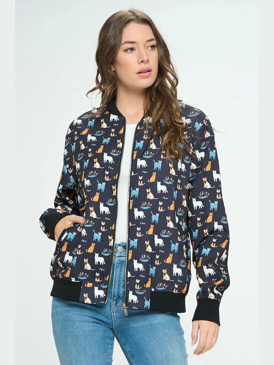 Jacket Cats Zipper front  JA-25 