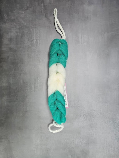 Green/White Long Stretch RopeSwower Scrubber 