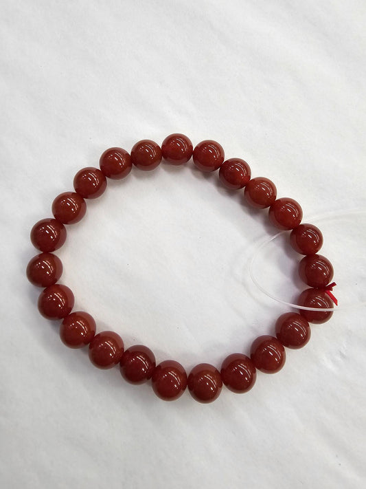 Gemstone Bracelet - Red Carnelian Agate - 6870603 