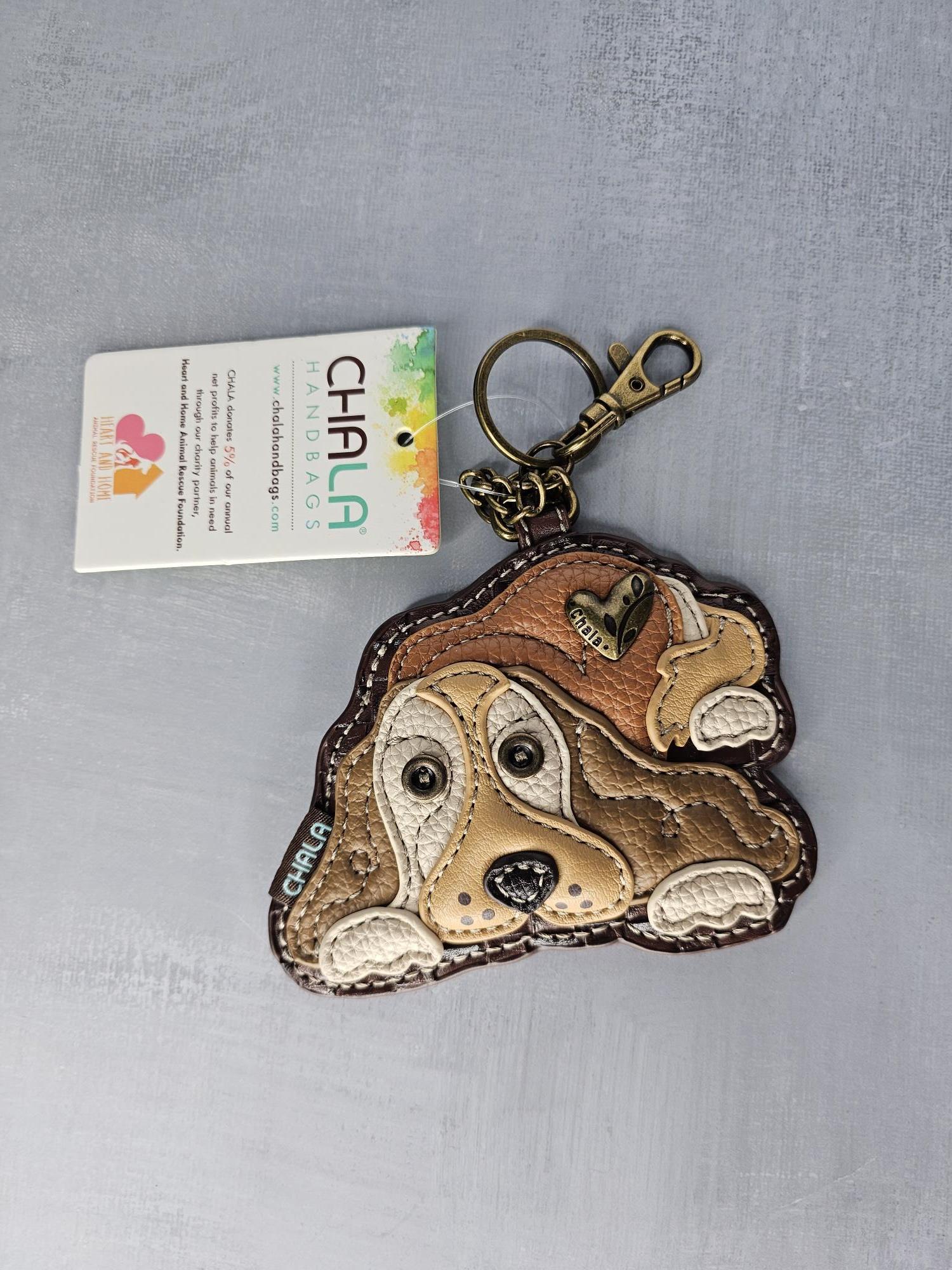 Key Chain Charm - Cocker Spaniel Golden Dog  -806CKA0 
